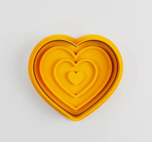Cortadores De Galletas En Forma De Corazón (pack 4 Un) - Foto 3