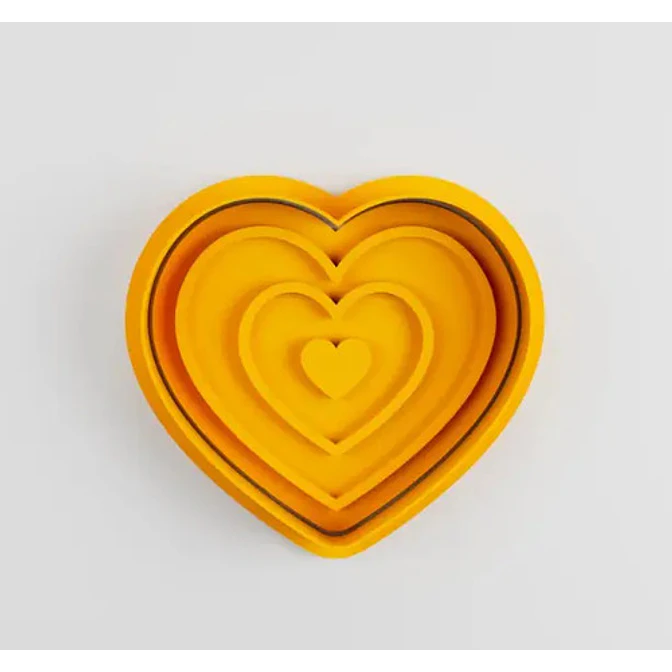 Cortadores De Galletas En Forma De Corazón (pack 4 Un) 3