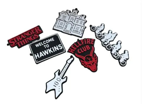 Llaveros De Stranger Things (pack De 6 Un)