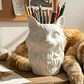Portalápices De Gato Serio - Miniatura 4