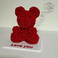 Figura Decorativa Oso De Rosas - San Valentín - Miniatura 2