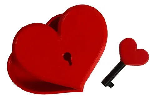 Caja De San Valentín Con Cerradura