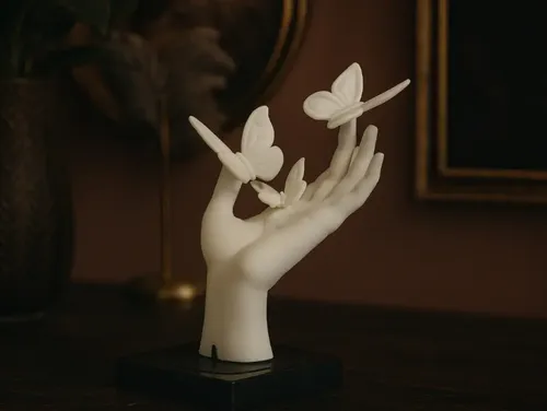 Escultura- Mano De Mariposas - Foto 2