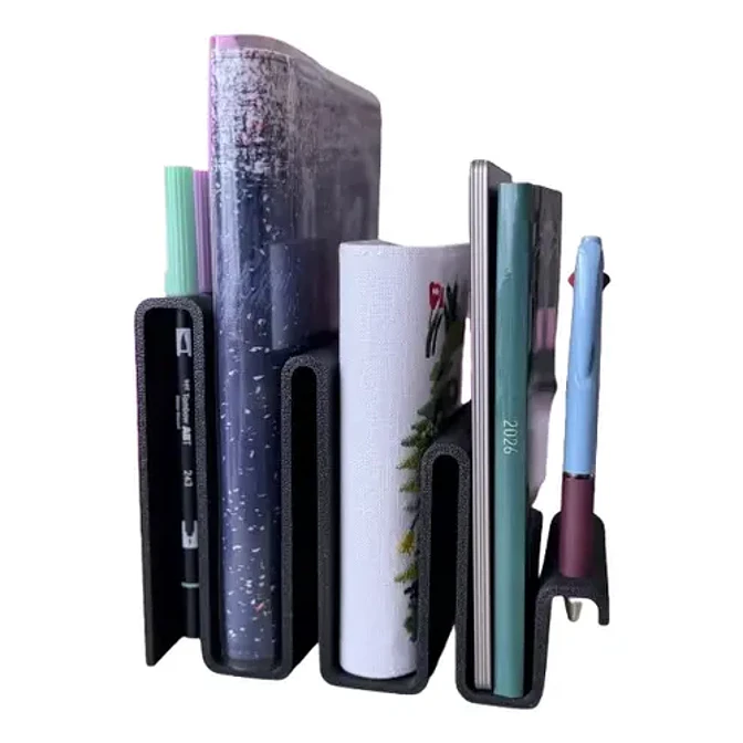Soporte Organizador De Escritorio Para Libros Y Lápices 5