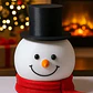 Bowl De Cocina Navidad - Muñeco De Nieve Con Sombrero - Miniatura 1