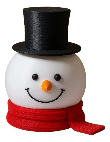 Bowl De Cocina Navidad - Muñeco De Nieve Con Sombrero - Foto 2