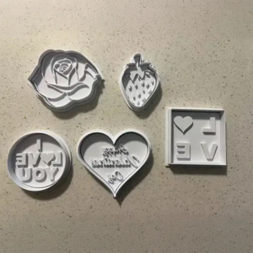 Cortadores Y Sellos De Galletas - San Valentín (pack 5 Un) - Foto 2