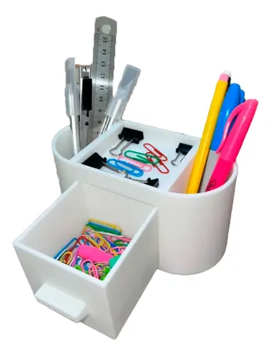 Organizador De Escritorio Con Cajón