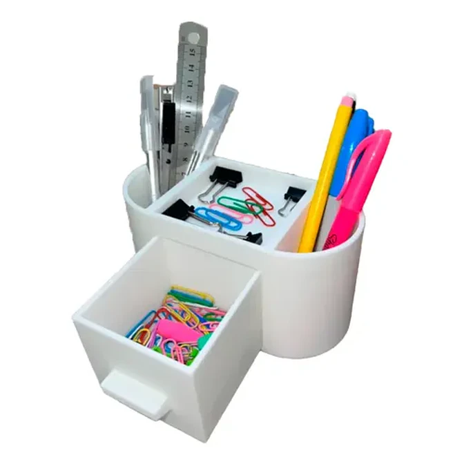 Organizador De Escritorio Con Cajón 1