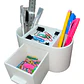 Organizador De Escritorio Con Cajón - Miniatura 1