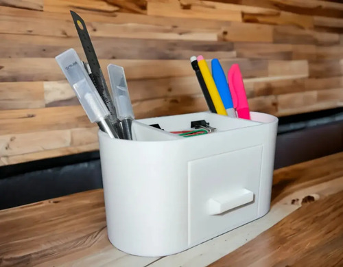 Organizador De Escritorio Con Cajón - Foto 4