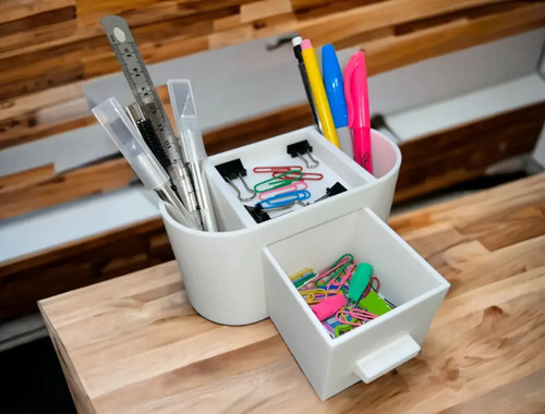 Organizador De Escritorio Con Cajón - Foto 5