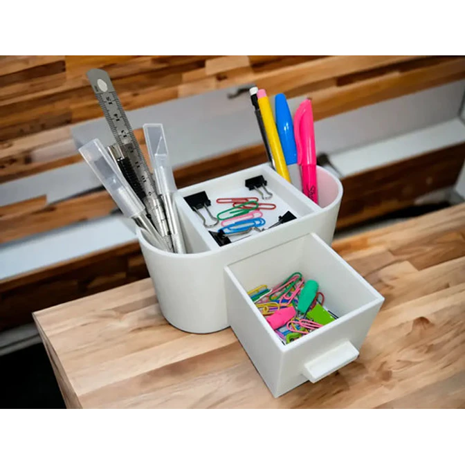Organizador De Escritorio Con Cajón 5