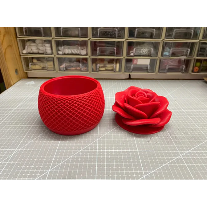 Caja De Almacenamiento De Rosa- San Valentín 3