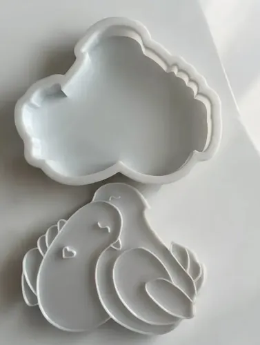 Cortador De Galletas Y Sello De Tortolitos - Foto 4