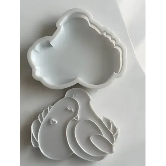 Cortador De Galletas Y Sello De Tortolitos 4