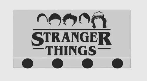 Soporte De Llaves - Stranger Things