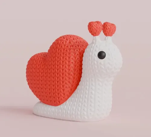 Caracol De San Valentín Tejido - Foto 4