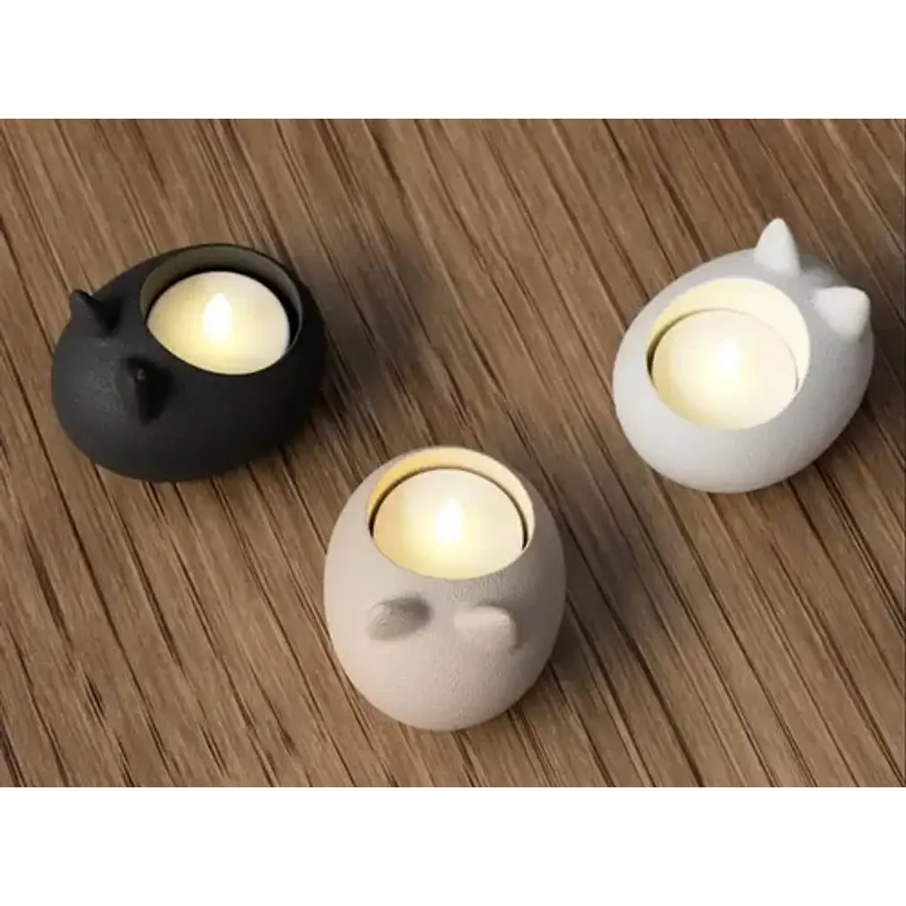 Portavelas Led Decorativo - Diseño Moderno 1
