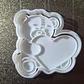 Cortador De Galletas De Oso De Peluche Con Corazón - Miniatura 1