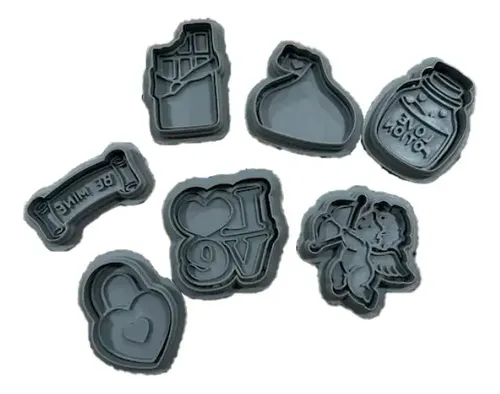 Cortadores De Galletas De San Valentín (pack 7 Un)
