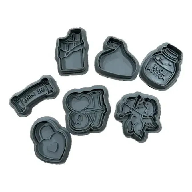 Cortadores De Galletas De San Valentín (pack 7 Un) 1