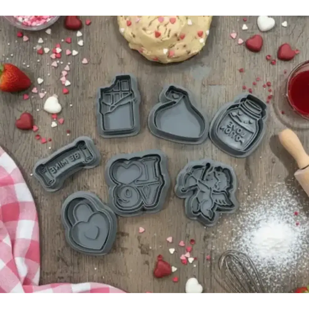 Cortadores De Galletas De San Valentín (pack 7 Un) 2