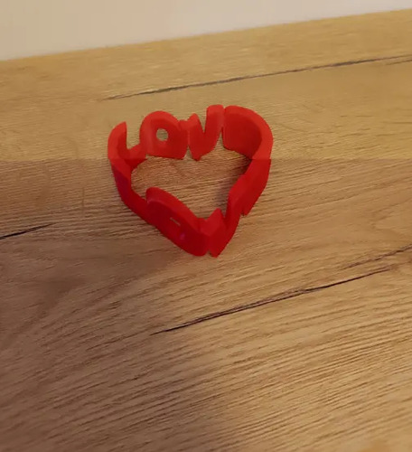 Letrero Corazón Volteado De Amor San Valentín