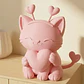 Linda Figura De Lindo Gato Gordito - Miniatura 1