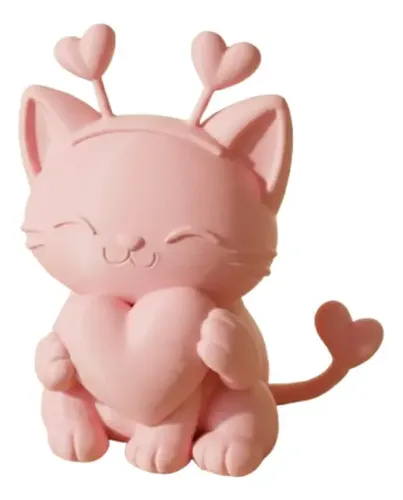 Linda Figura De Lindo Gato Gordito - Foto 2