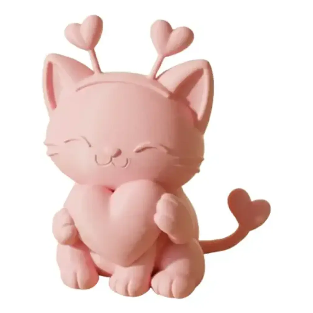 Linda Figura De Lindo Gato Gordito 2