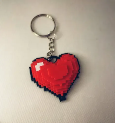 Llavero Corazón Pixel- San Valentín