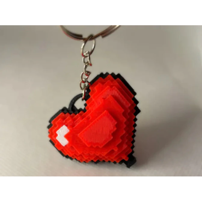 Llavero Corazón Pixel- San Valentín 2