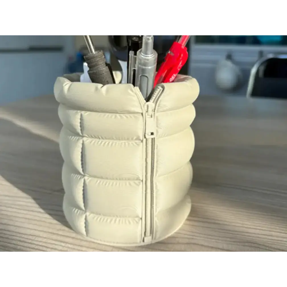 Organizador De Escritorio Estilo Pluma Con Cremallera 2