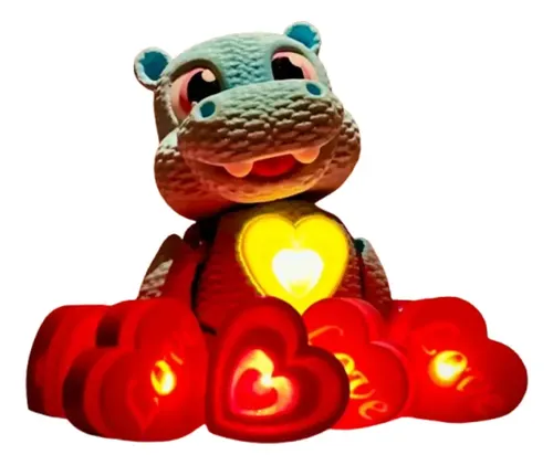 Hipopótamo Corazón- San Valentín