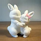 Figura Decorativa - Conejos Tiernos Abrazándose - Miniatura 2