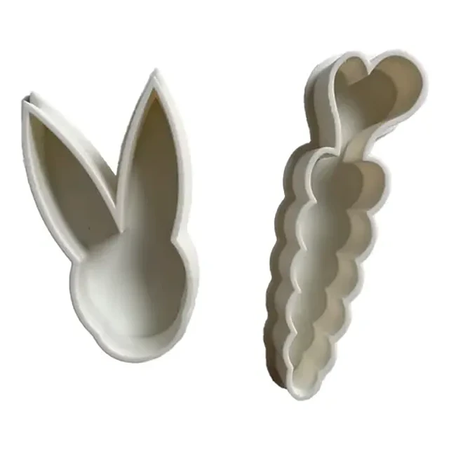 Cortadores De Galletas - Conejo Y Zanahoria (pack 2 Un)