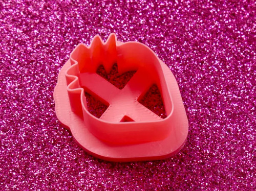 Cortador De Galleta Con Contorno De Fresa