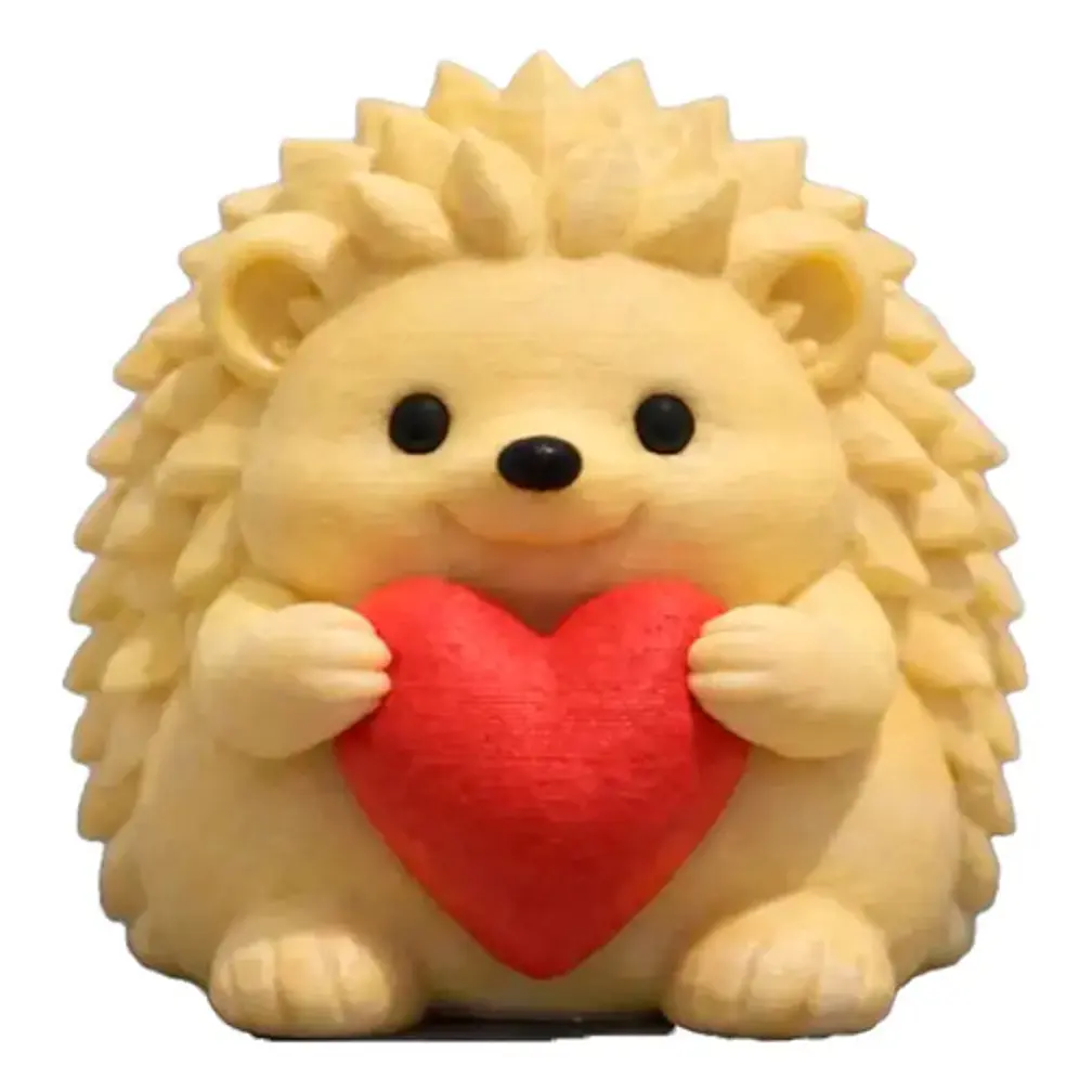 Figura Decorativa - Erizo Con Corazón 1