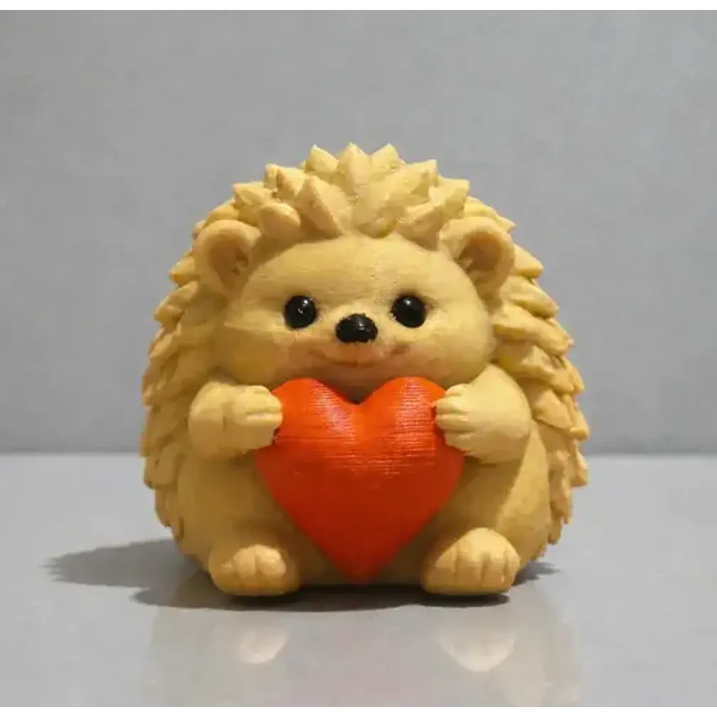 Figura Decorativa - Erizo Con Corazón 3