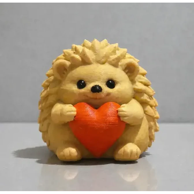 Figura Decorativa - Erizo Con Corazón 3