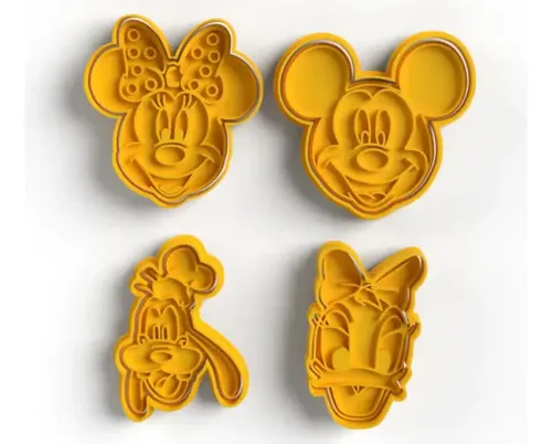Cortadores De Galletas Mickey Mouse (pack 4 Un) - Foto 3