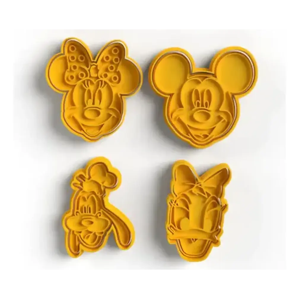 Cortadores De Galletas Mickey Mouse (pack 4 Un) 3