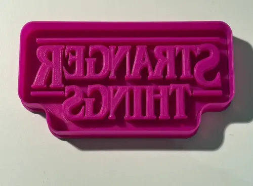 Cortador De Galletas Título Stranger Things
