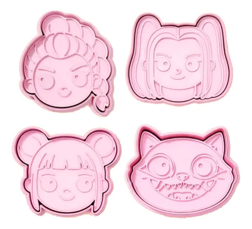 Cortadores De Galletas - Guerreras Kpop (pack 4 Un)
