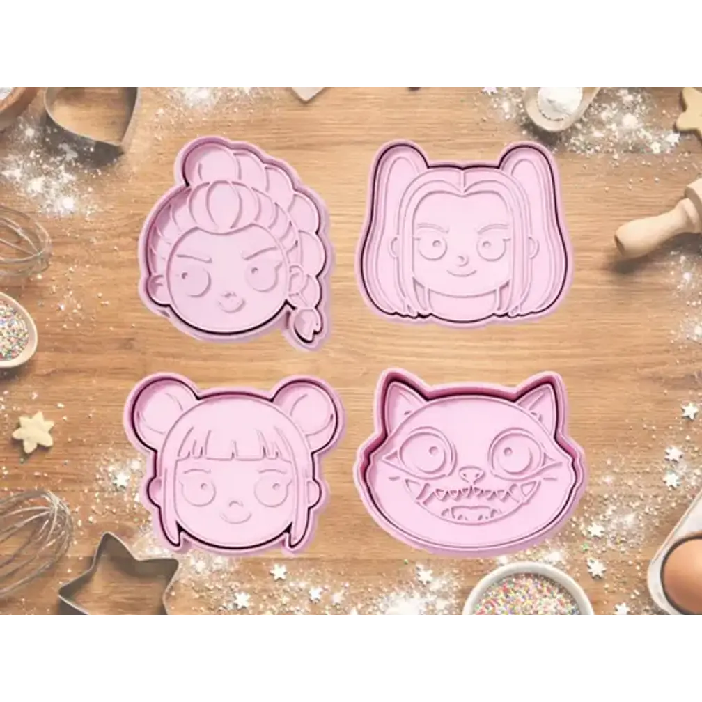 Cortadores De Galletas - Guerreras Kpop (pack 4 Un) 2