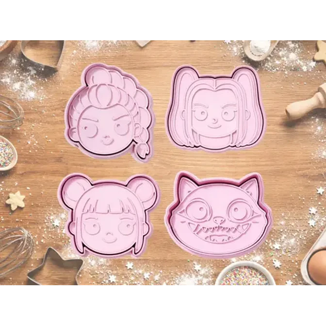 Cortadores De Galletas - Guerreras Kpop (pack 4 Un) 2