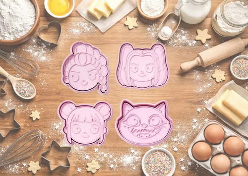Cortadores De Galletas - Guerreras Kpop (pack 4 Un) - Foto 3