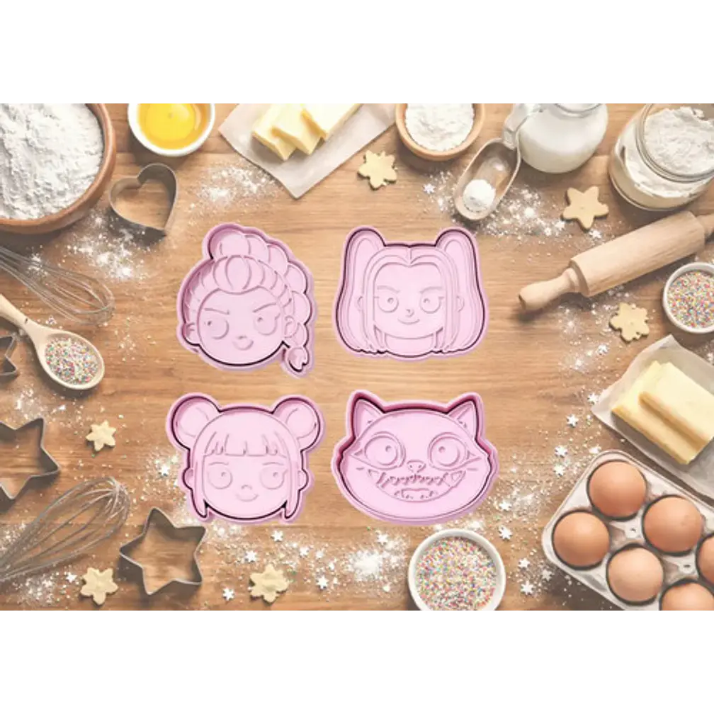 Cortadores De Galletas - Guerreras Kpop (pack 4 Un) 3
