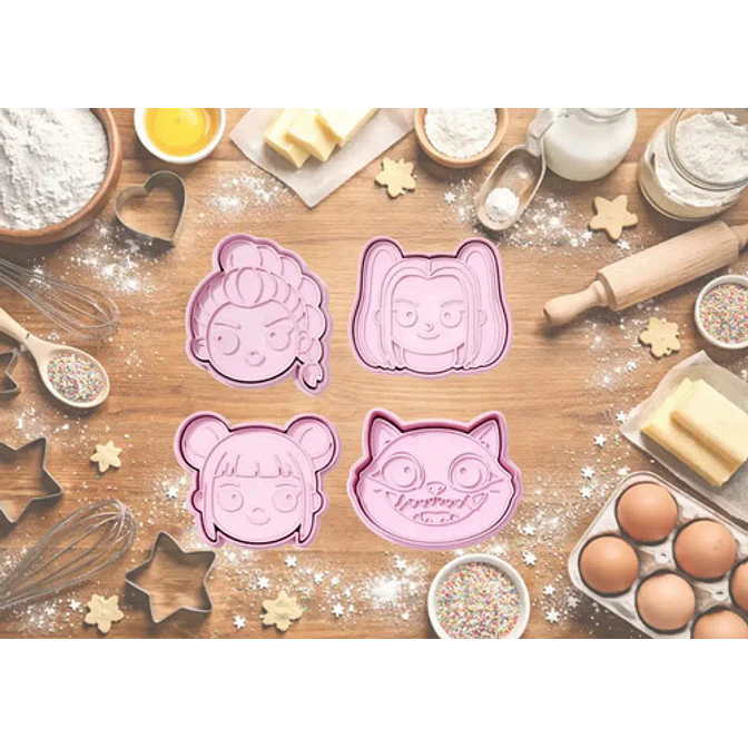 Cortadores De Galletas - Guerreras Kpop (pack 4 Un) 3